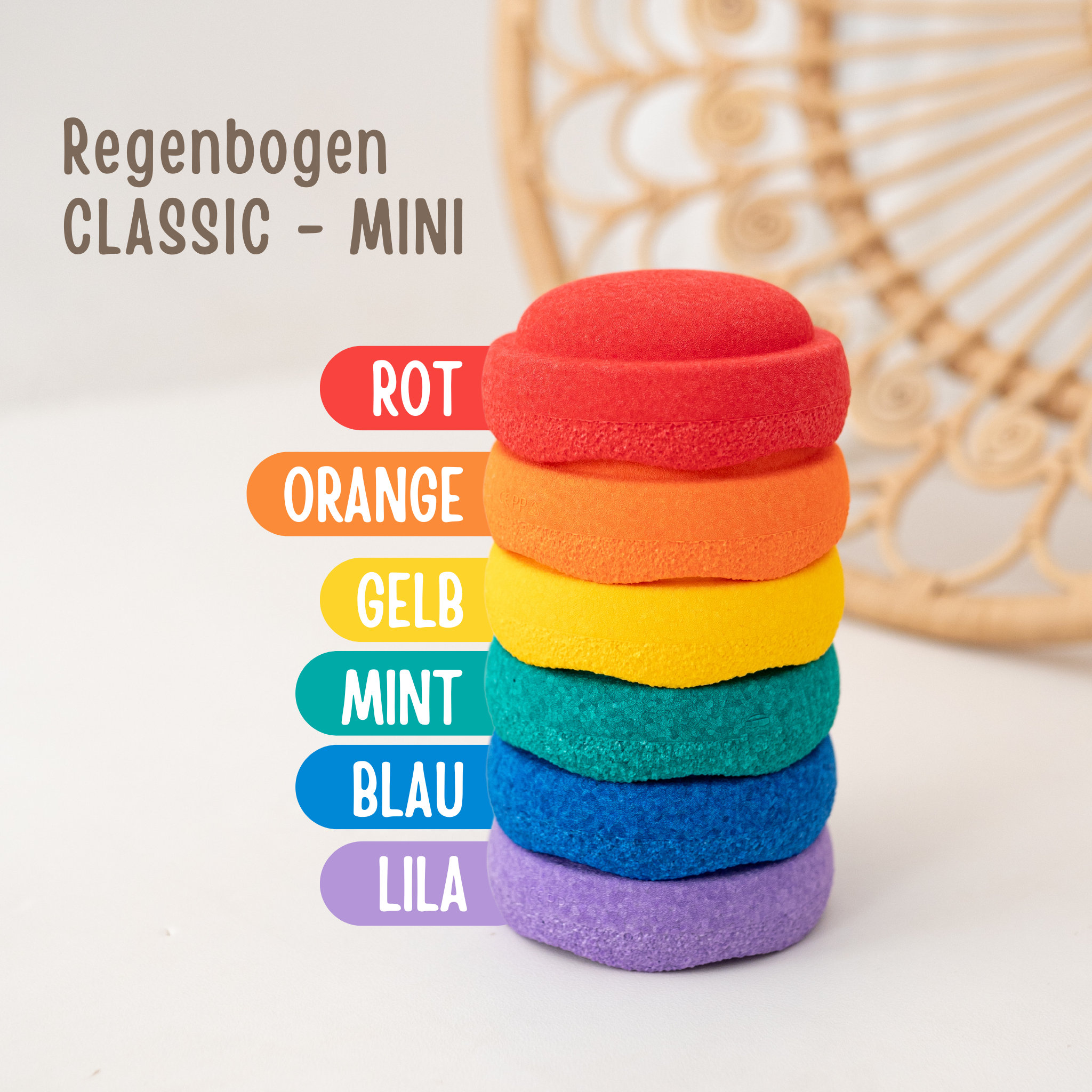 stapelstein® MINI Regenbogen-Set