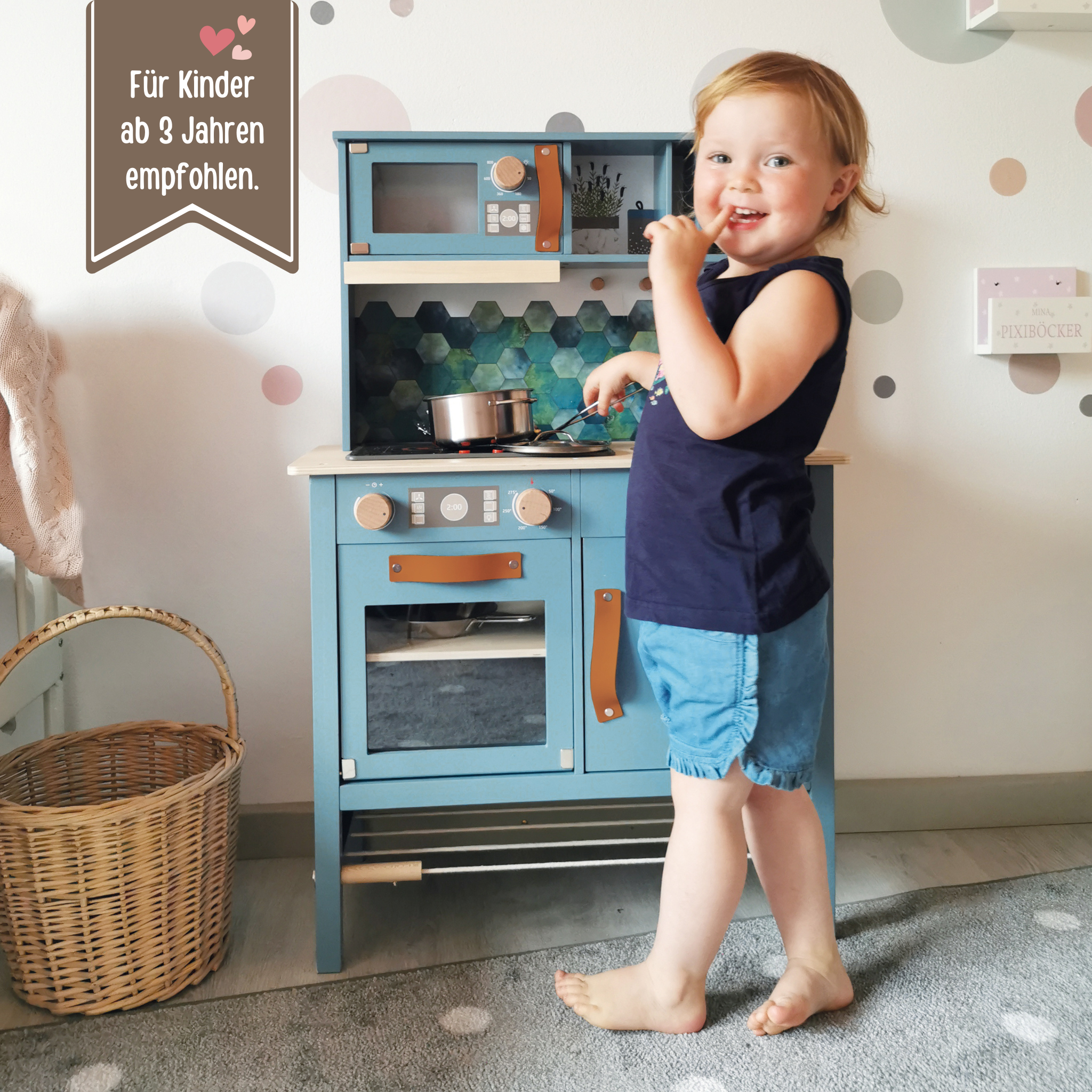 SMALL FOOT Kinderküche Holz "Tasty" personalisiert