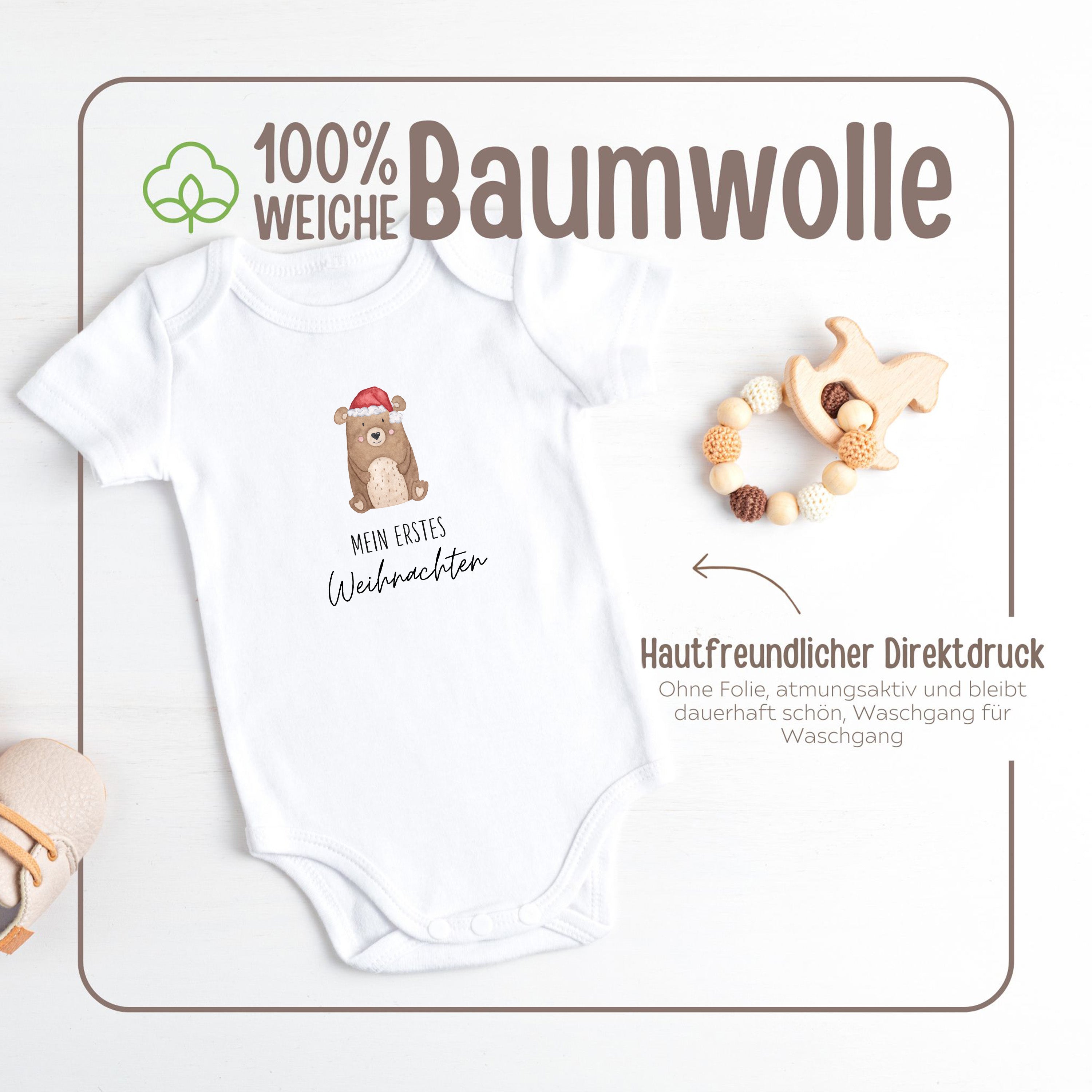 Baby Body "Mein erstes Weihnachten" Bär