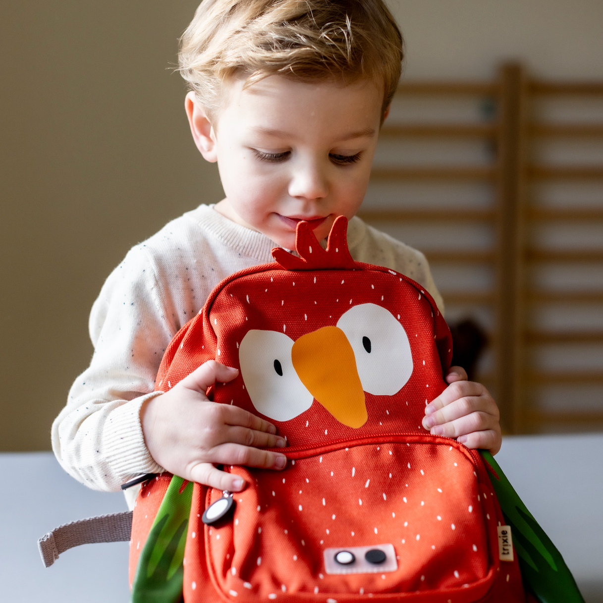 Kindergartenrucksack personalisiert - Biene, Hai, Papagei Trixie