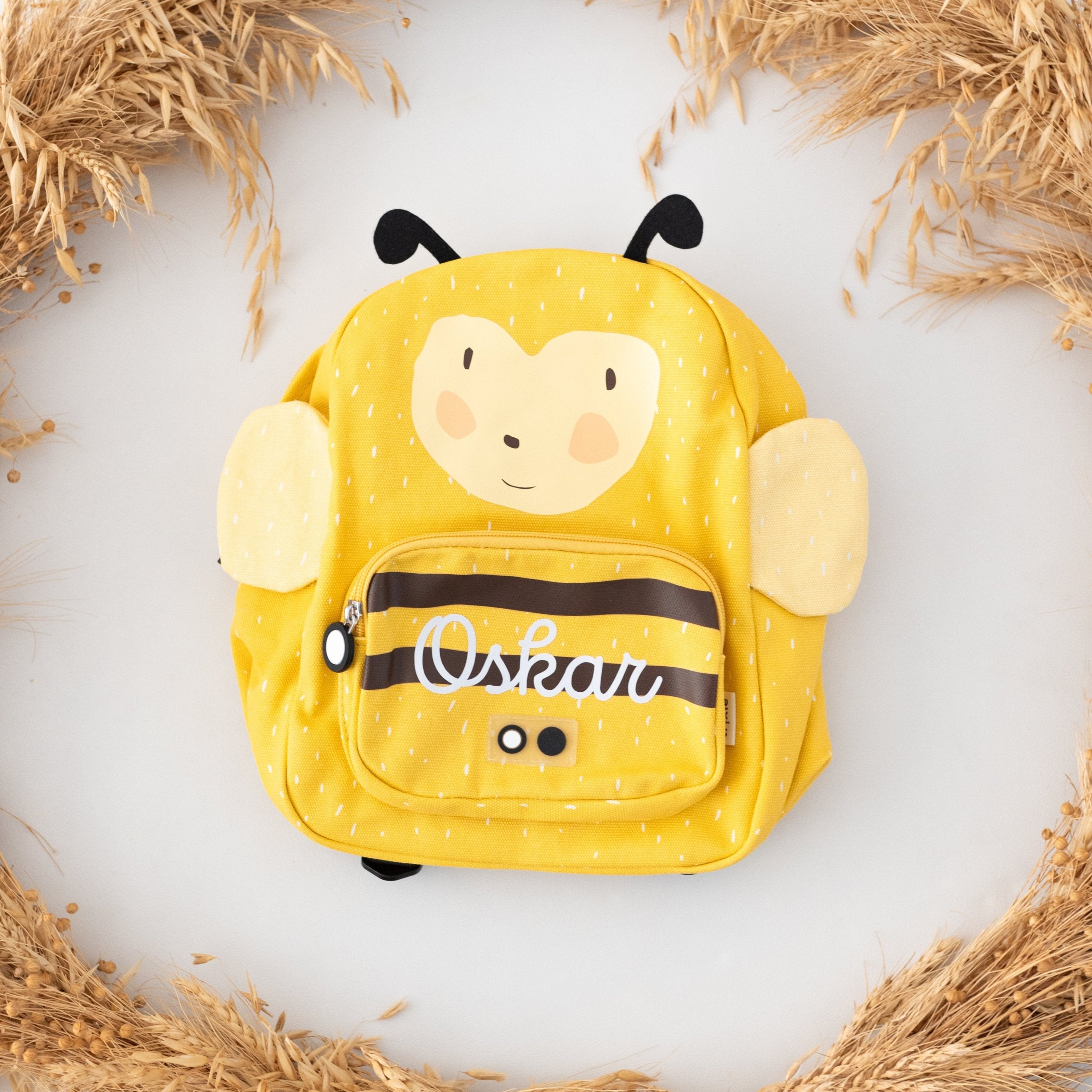 TRIXIE Kindergartenrucksack personalisiert - Biene, Hai, Papagei