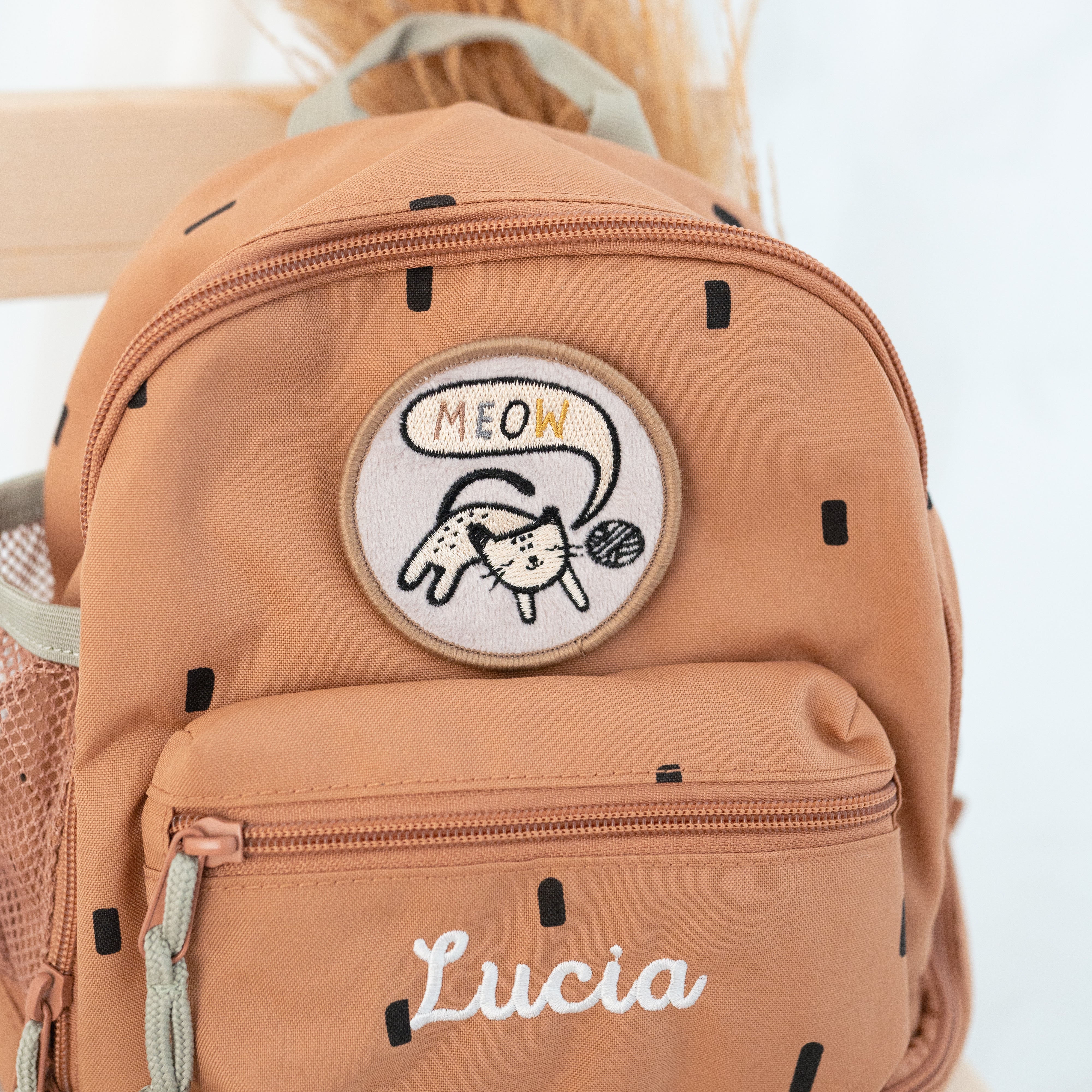 LÄSSIG Rucksack "Punkte rund" personalisiert