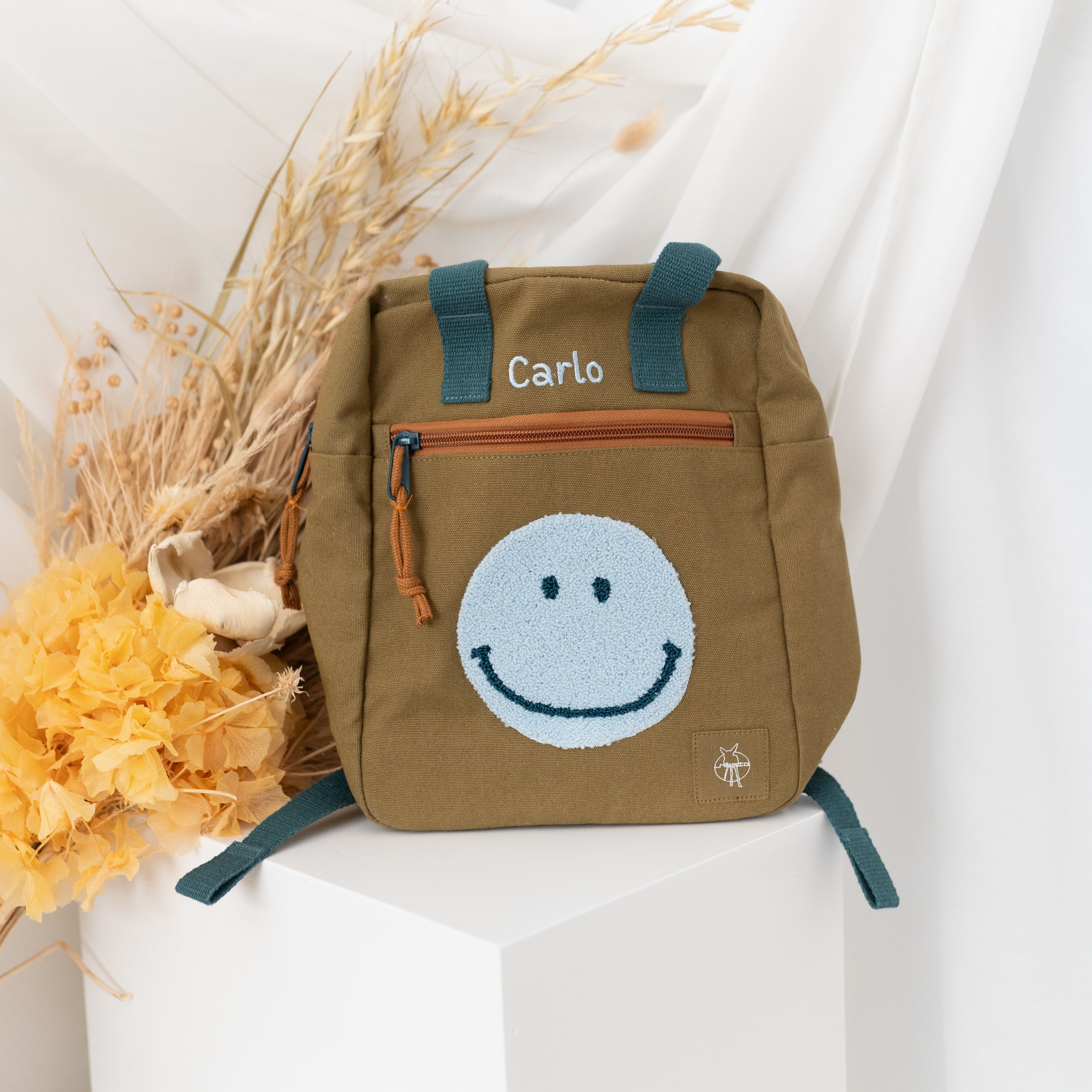 LÄSSIG Rucksack "Sonne" oder "Smiley" personalisiert