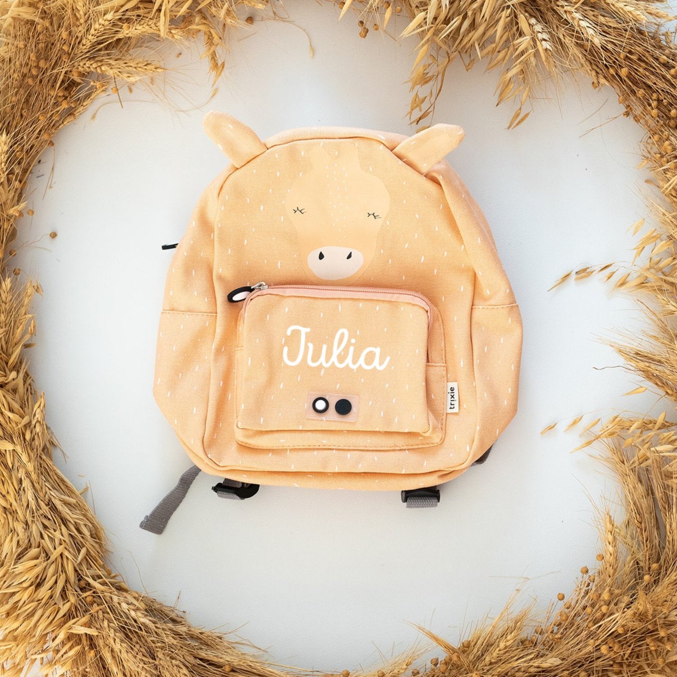 TRIXIE GROßER Kindergartenrucksack personalisiert - Tiere