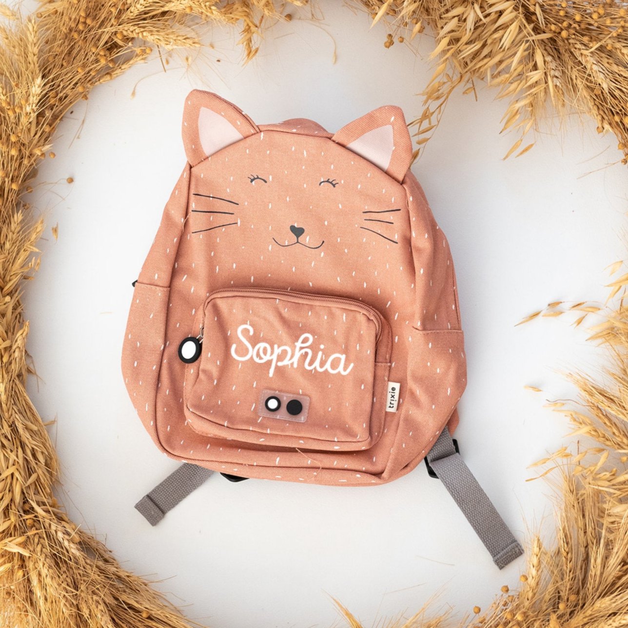 TRIXIE GROßER Kindergartenrucksack personalisiert - Tiere