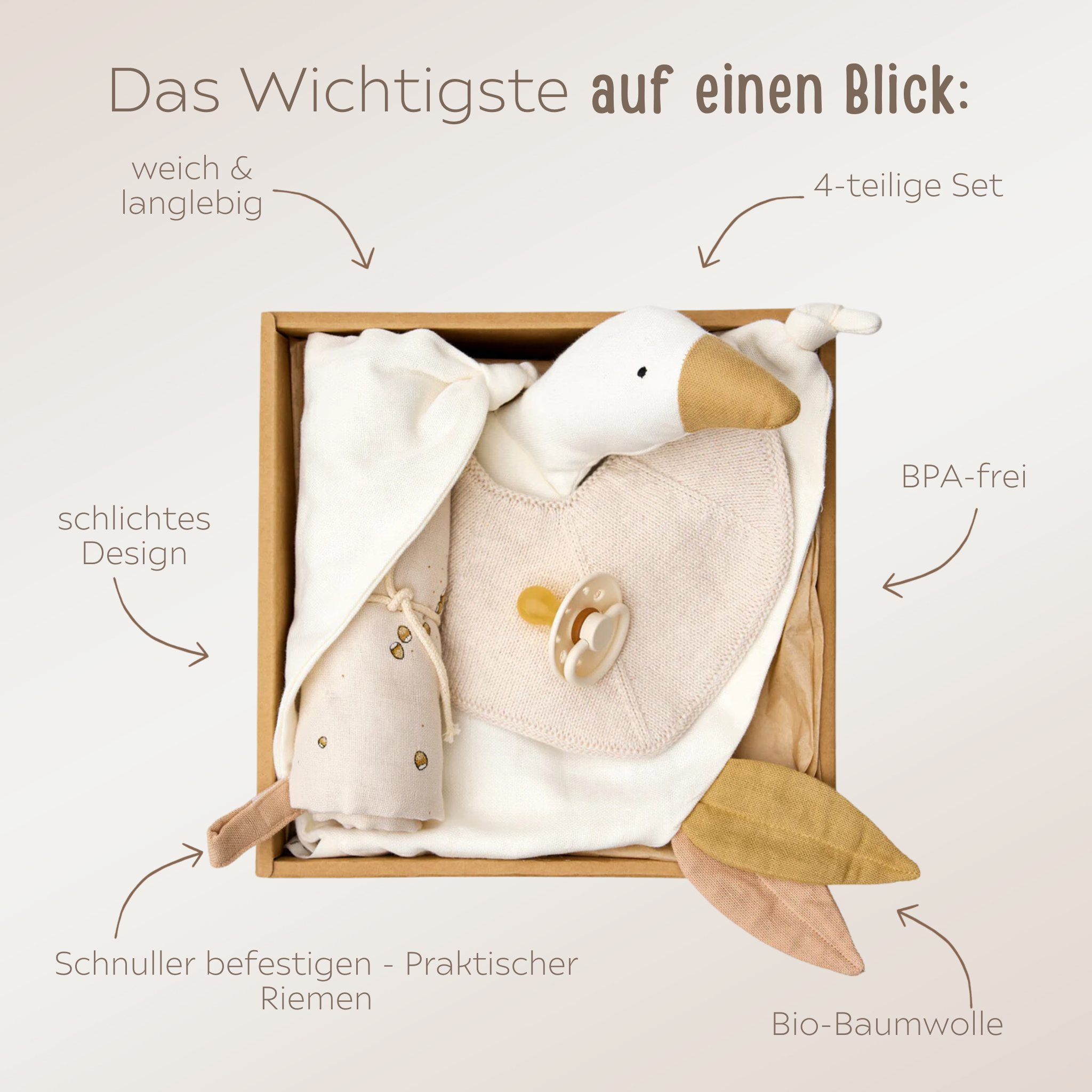 SAGA Geschenkbox "Gans" personalisiert