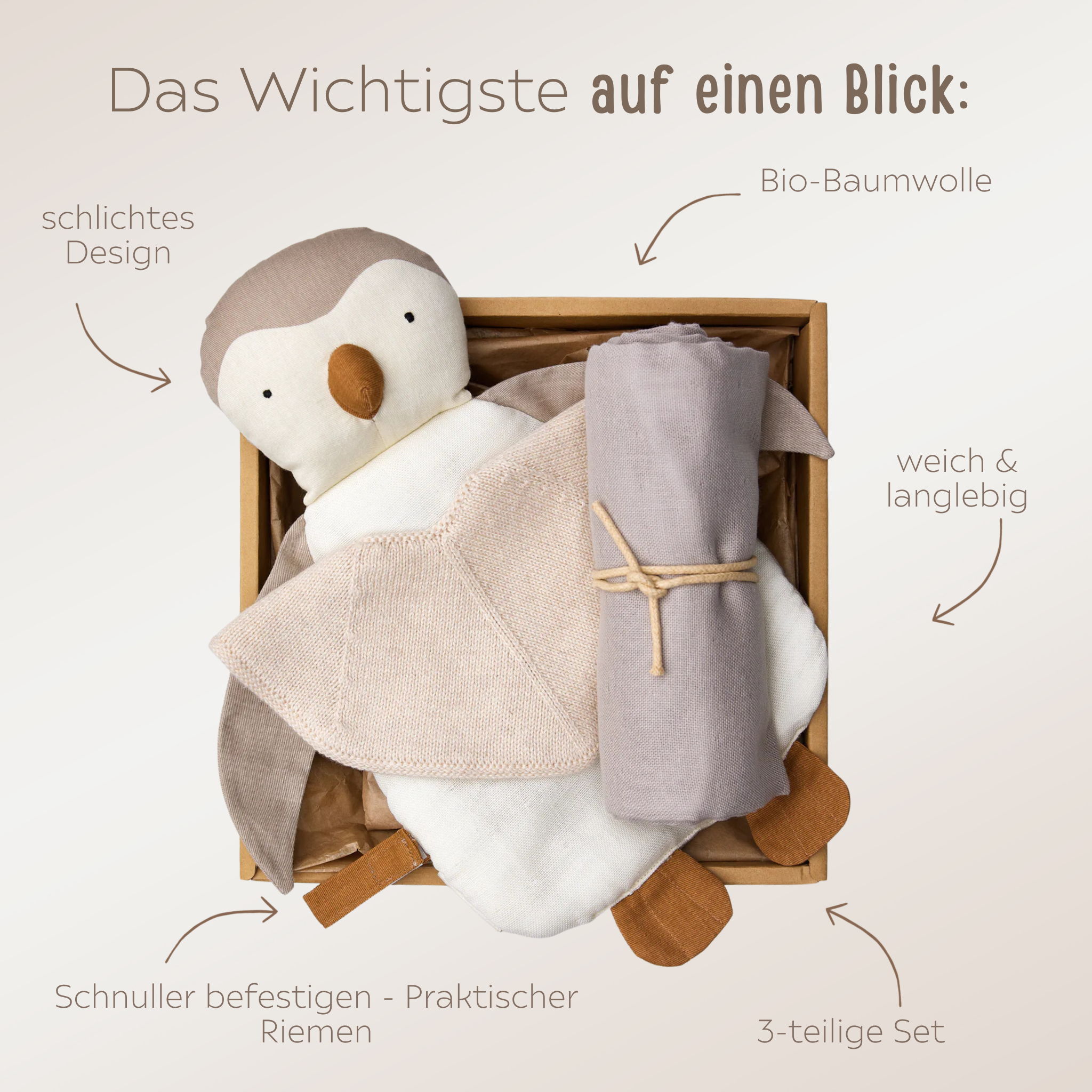 SAGA Geschenkbox "Pinguin" personalisiert