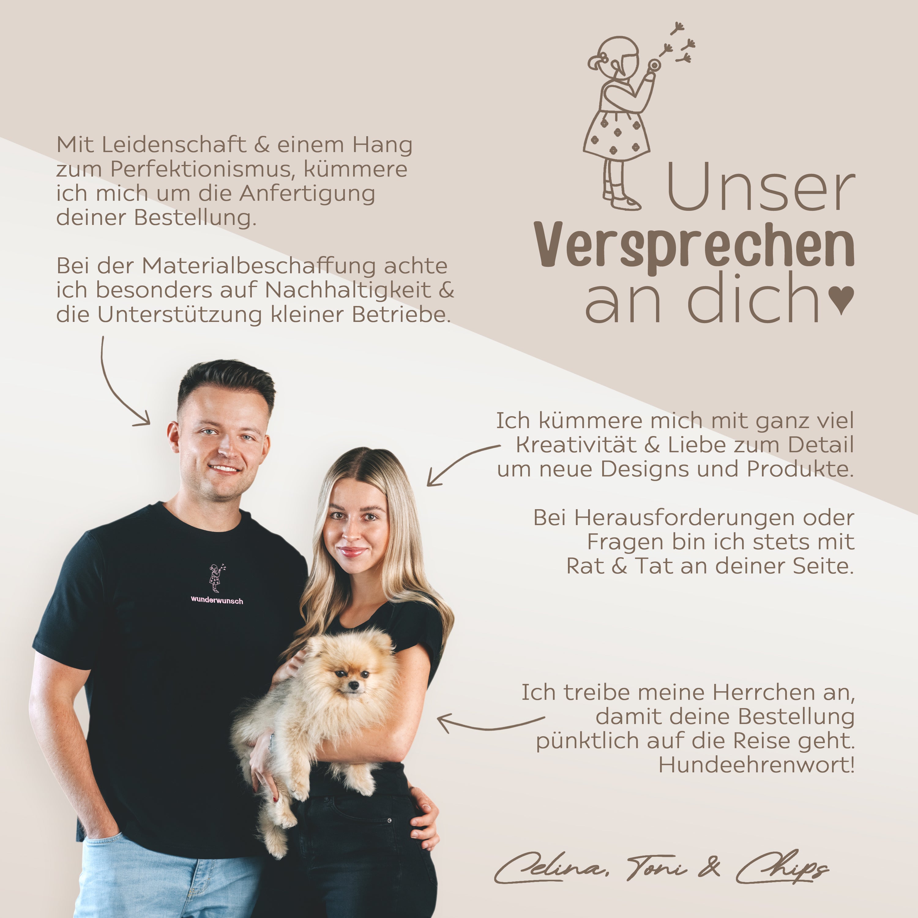 Kapuzenhandtuch Tiere personalisiert